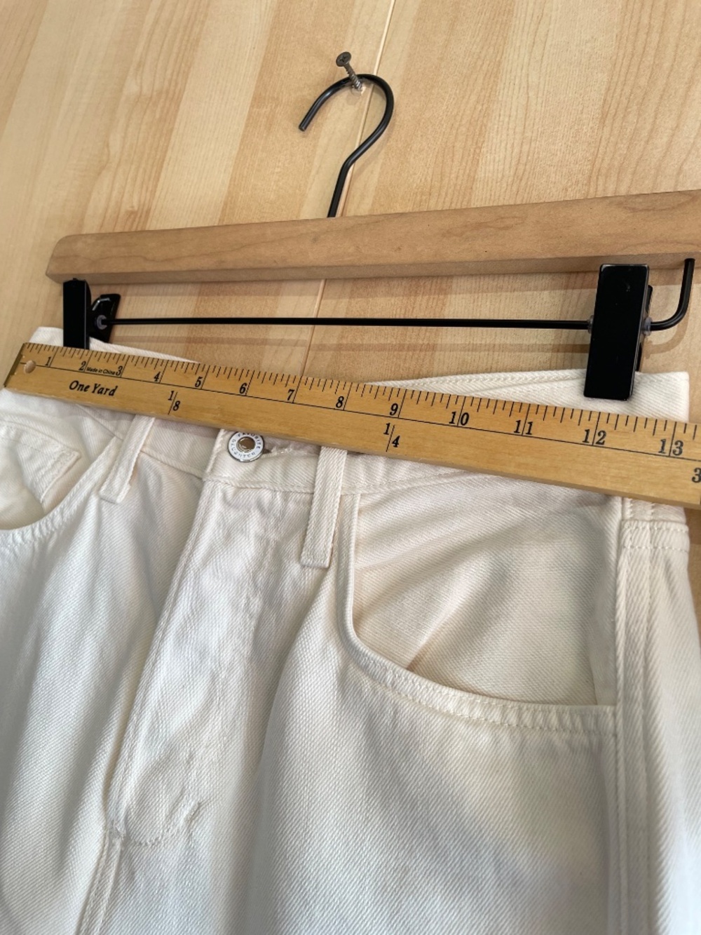 Favorite Daughter The Marsha Gardenia  White Wide-Leg Jeans - Picture 11 of 14